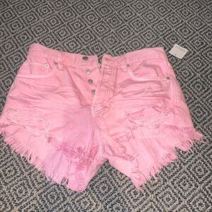 Free People “we the free” denim shorts